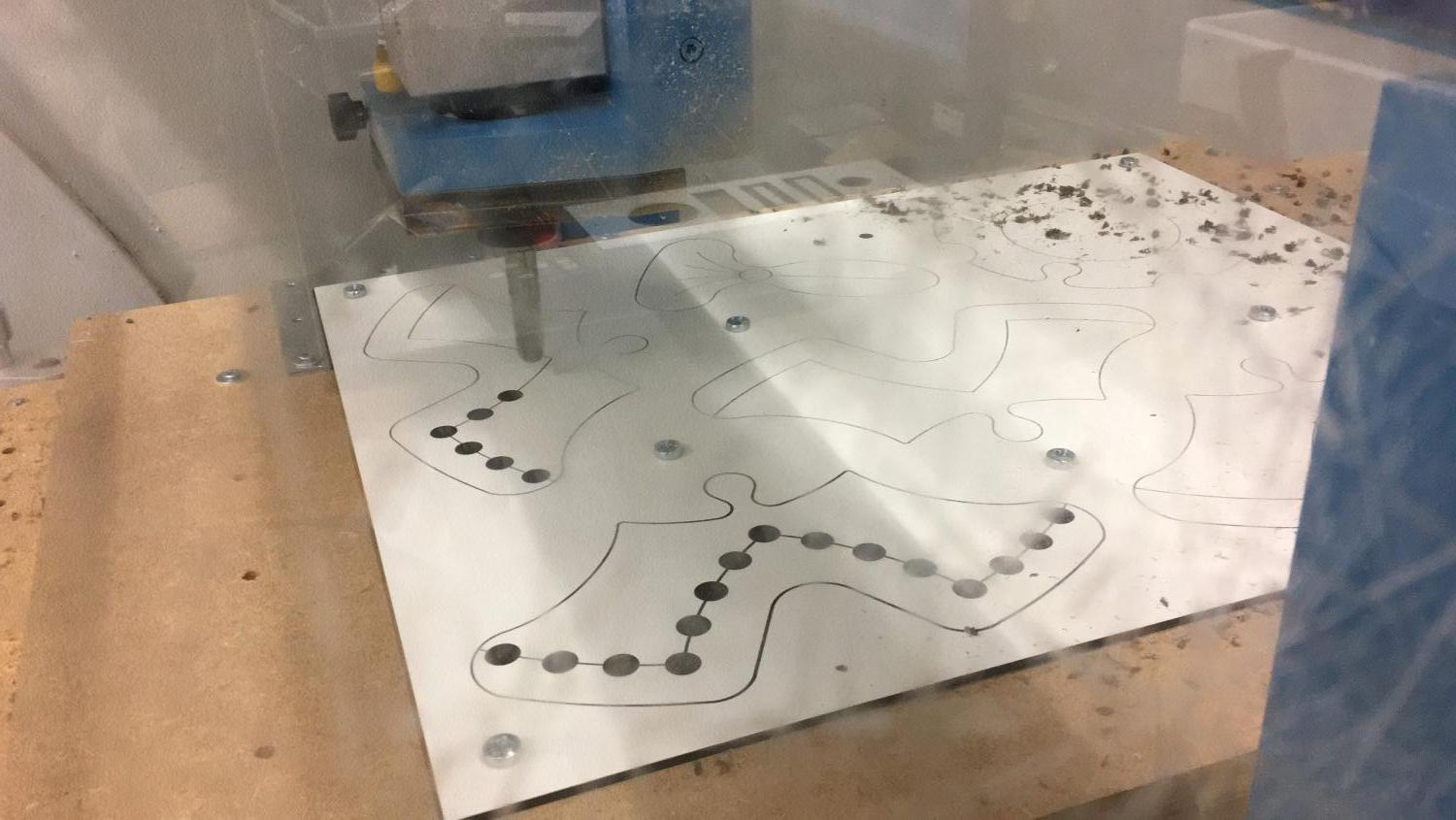 Impressionen aus der Fräsmaschine